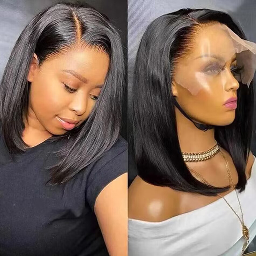 Glueless Wear And Go Human Hair Wig - Peruka Bob z włosów naturalnych o