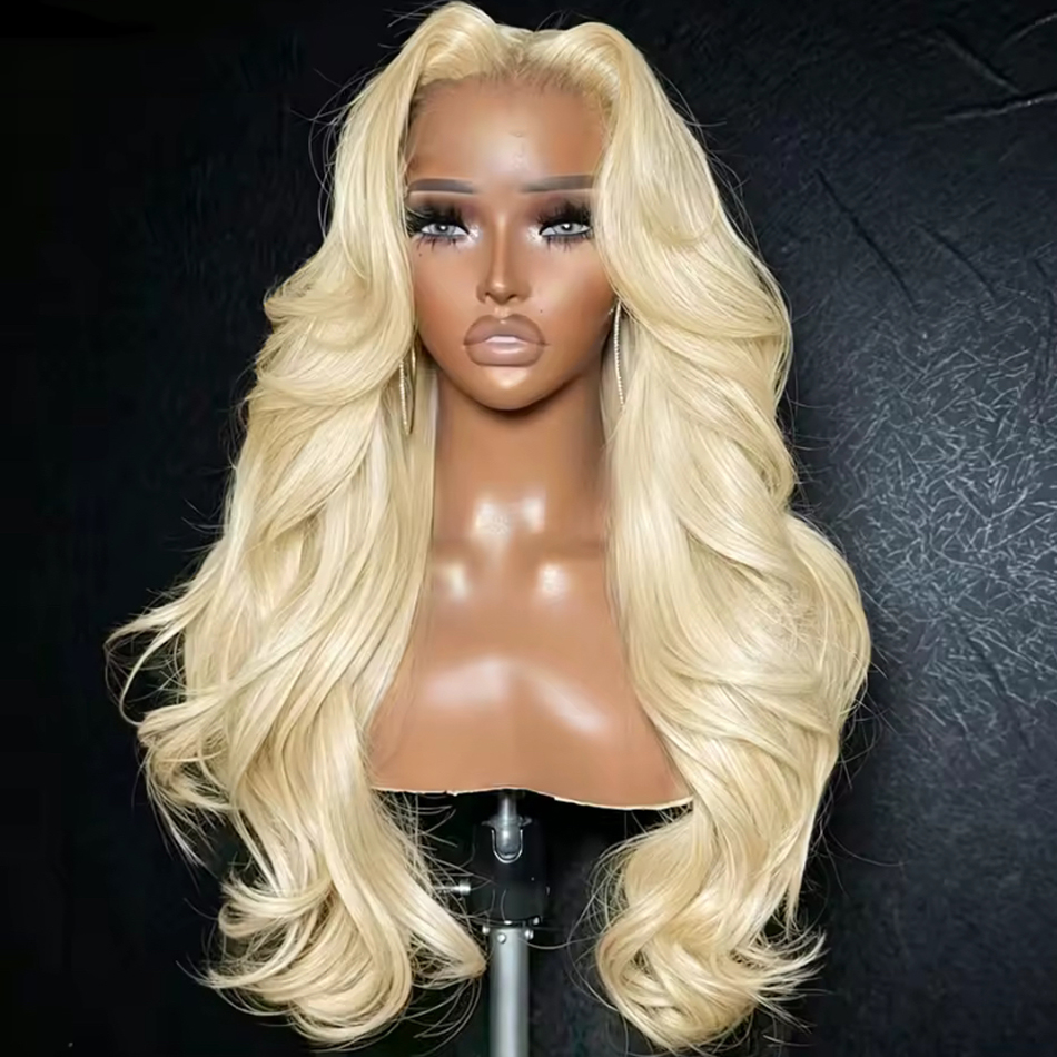 613 Blonde Body Wave Lace Front Wig - Peruka typu lace frontal 13x6 z