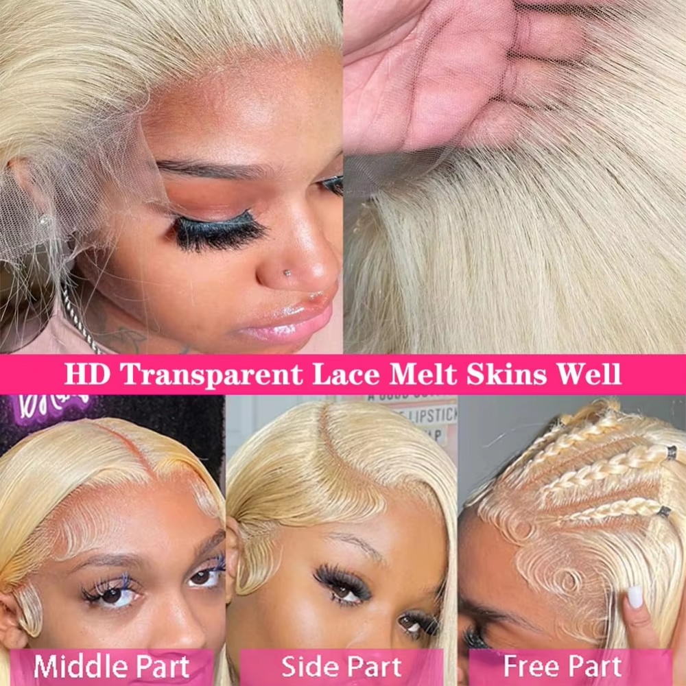 613 Blond, peruka z koronkowym – 613 Blonde Body Wave Lace Front Wig recenzja i cena