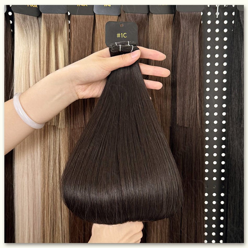 Gotowe do wysyłki Genius Weft  – Invisible Tape In Extensions Real Hair recenzja i cena