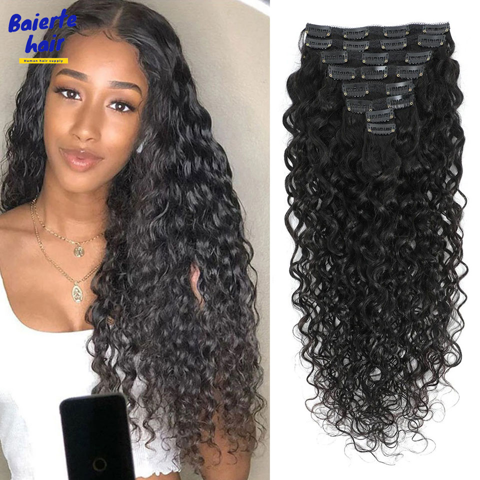 Doczepiane włosy naturalne, br – Seamless Clip In Hair Extensions Human Hair recenzja i cena