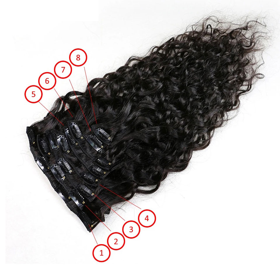 Doczepiane włosy naturalne, br – Seamless Clip In Hair Extensions Human Hair recenzja i cena